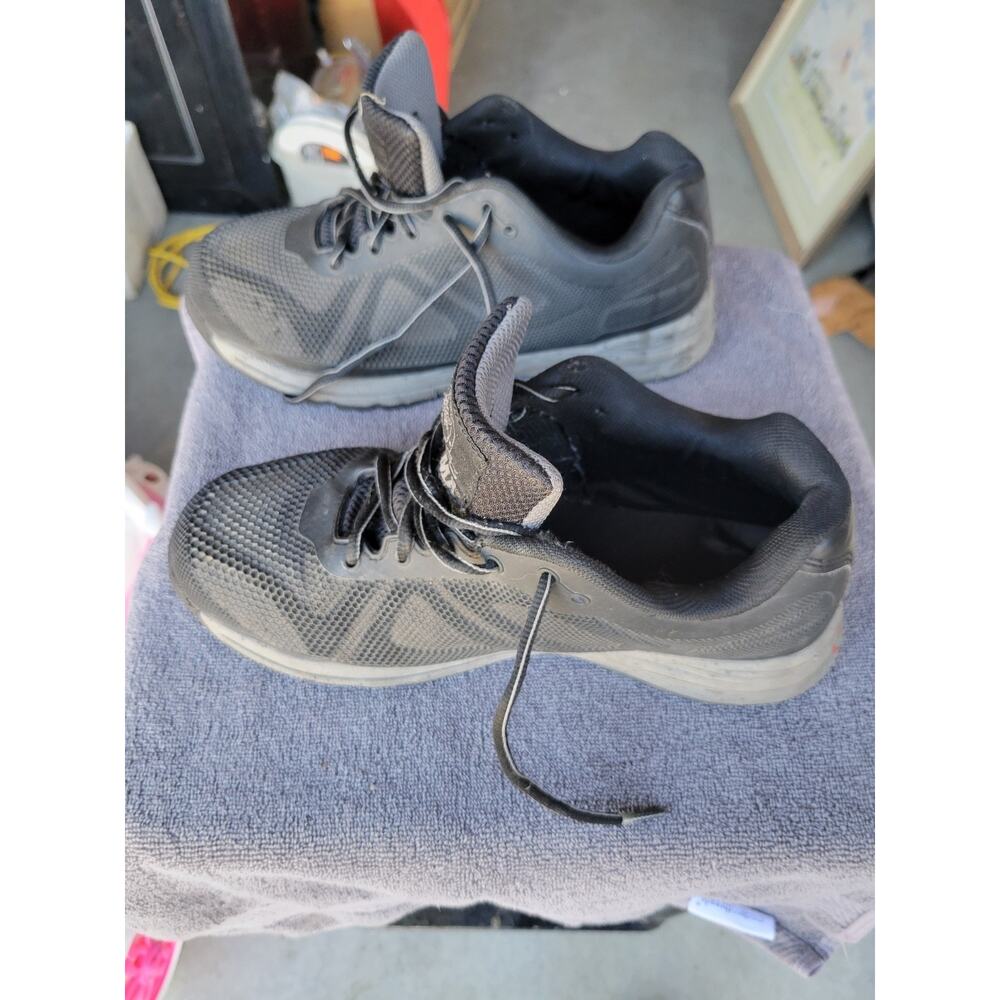 Brahma Mens Size 7.5 Work Shoes Sneakers Black - Picture 4 of 7
